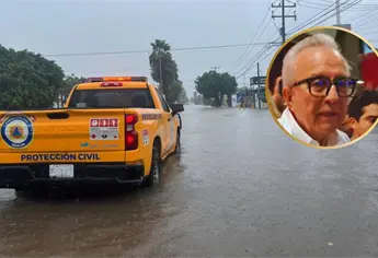 Rubén Rocha Moya asegura que no hay afectaciones por lluvias de Raymond en Sinaloa