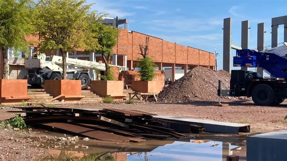 Unidad deportiva Marco Verde, así va esta obra en la colonia Juárez