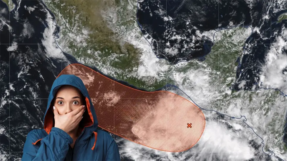 Se prevé que evolucione a ciclón tropical al final de esta semana. FOTO: Luz Noticias.