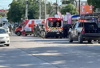 Atacan a elementos de seguridad pública en la colonia Guadalupe Victoria, en Culiacán
