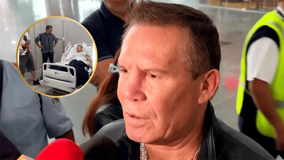 FOTO:  "Era un dolor muy fuerte": así reapareció Julio César Chávez  tras ser hospitalizada de emergencia