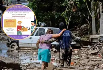 Mazatlán se une a la causa, instalan centros de acopio para apoyar a familias afectadas por lluvias en Veracruz