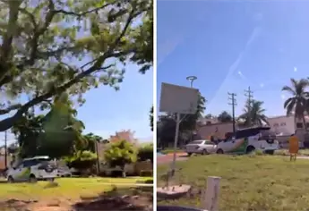 Captan a taxista transitando sobre la ciclovía de Sábalo Cerritos en Mazatlán