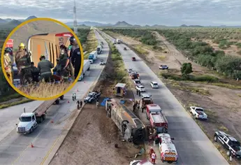Dos niñas y tres mujeres, entre los fallecidos en camionazo de Tufesa en Sonora