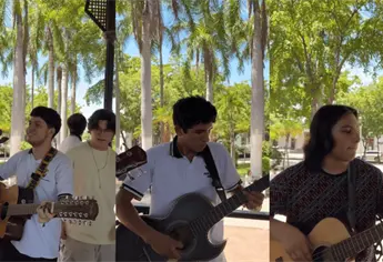 Cantan y tocan temas de Bertín y Lalo y solo tienen 17 años, son de Culiacán | VIDEO