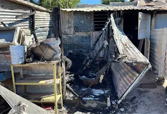Levantan a dos hombres e incendian casa en la colonia Esthela Ortiz de Culiacán