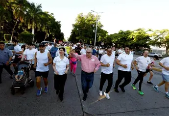 Gobernador Rocha encabeza el arranque de la Carrera de la Salud 2025 “Corre y Apoya”