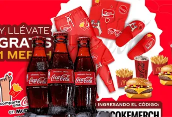 McDonalds y Coca-Cola regalan estos productos al comprar sus hamburguesas