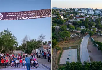 Alcalde de Culiacán entrega 4 pavimentaciones en colonia 16 de septiembre