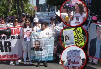 Marchan en Mazatlán por localización de Carlos Emilio Galván y más desaparecidos