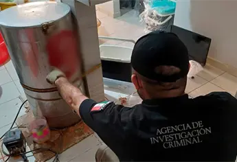 Catean casa en Vistas del Lago en Culiacán y encuentran 385 kilos y 170 litros de metanfetamina