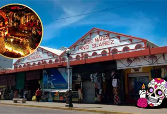 Mercado Pino Suárez de Mazatlán; aquí encuentras todo para tu altar de Día de Muertos