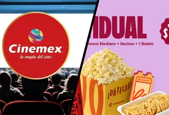 Conoce el nuevo Combo Individual de Cinemex, ideal para disfrutar de tu película favorita en solitario