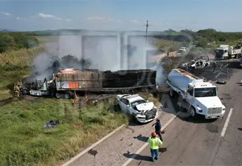 Megachoque en la Maxipista Mazatlán-Culiacán 3 agentes de Guardia Nacional lesionados