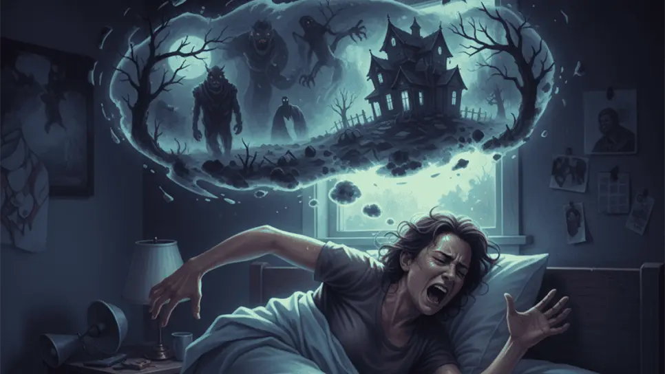 Algunas personas pueden tener pesadillas o trastornos del sueño tras ver una película de terror. (FOTO: Gemini)