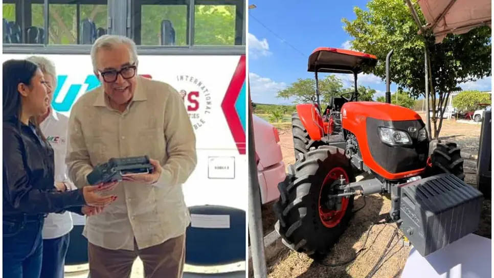 FOTO: Rubén Rocha Moya entregó un tractor, un camión, un dron, una rampa elevadora automotriz, rampa de grasas y equipamiento en la Universidad Tecnológica de Culiacán