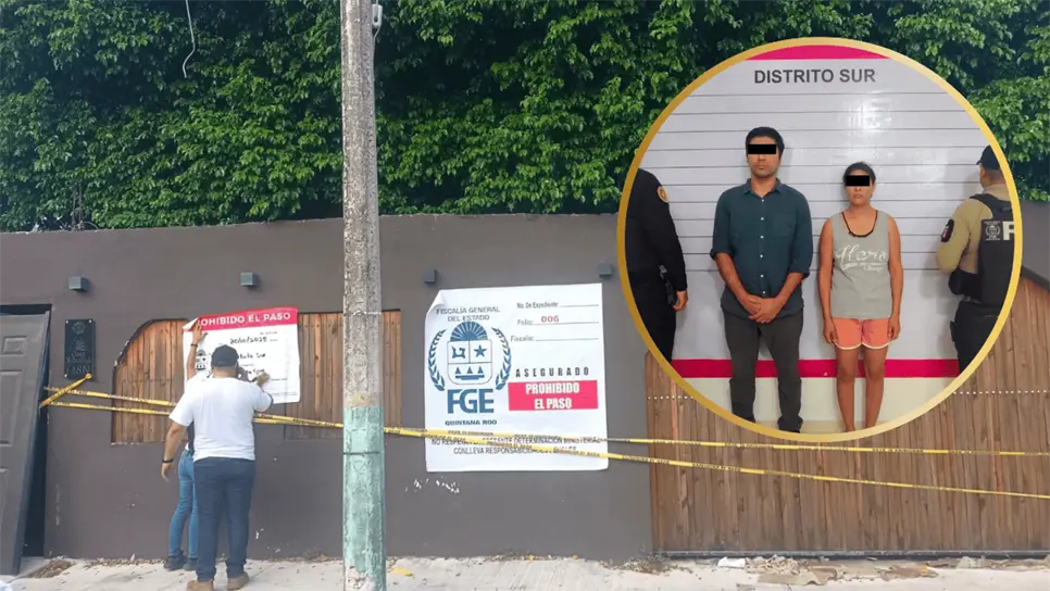 La Fiscalía de Justicia confirmó la detención de dos personas. (FOTO: FGE).