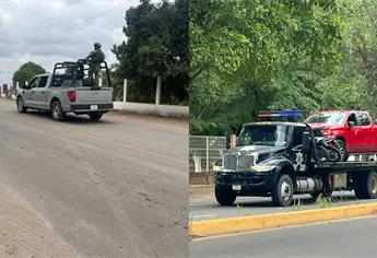 Capturan a 10 presuntos pistoleros tras enfrentamiento en La Vuelta, Navolato