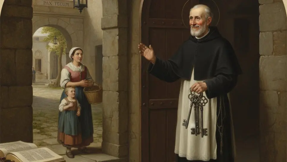 FOTO: San Alfonso Rodríguez, dedicado al servicio humilde como portero en Mallorca, patrón de porteros y conserjes