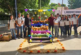El CBTA 81 revive la tradición de los tapancos, los altares del pueblo mayo-yoreme