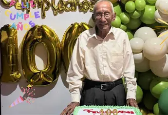Don Alfonso Morales celebra un siglo de vida, es de los más longevos de Sinaloa