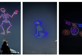 El Encanto Desarrollos celebra el Día de Muertos con un espectáculo de drones en Mazatlán