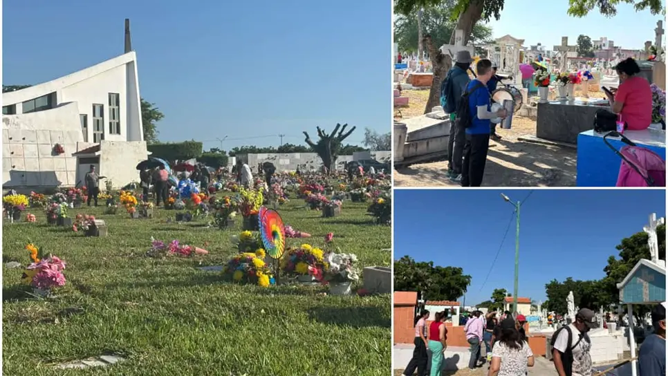 FOTO: Protección Civil de Mazatlán espera más de 12 mil visitantes en panteones este Día de Muertos. Conoce el operativo y las recomendaciones por calor