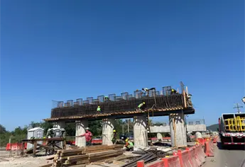 Así avanza la construcción del puente de la México 15 y Óscar Pérez Escobosa en Mazatlán