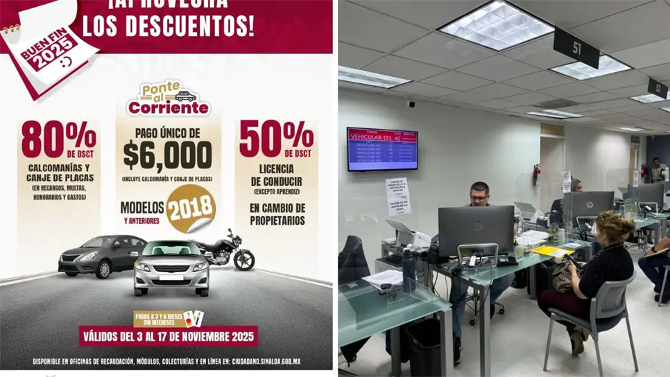 El SATES refrenda su compromiso con Sinaloa al brindar soluciones prácticas para la regularización vehicular y el cumplimiento fiscal, e invita a los contribuyentes a aprovechar los beneficios ofrecidos