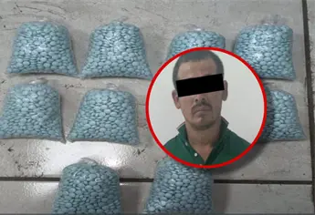 Detienen a dos sujetos con más de 10 mil pastillas de fentanilo en colonia Bicentenario, Culiacán