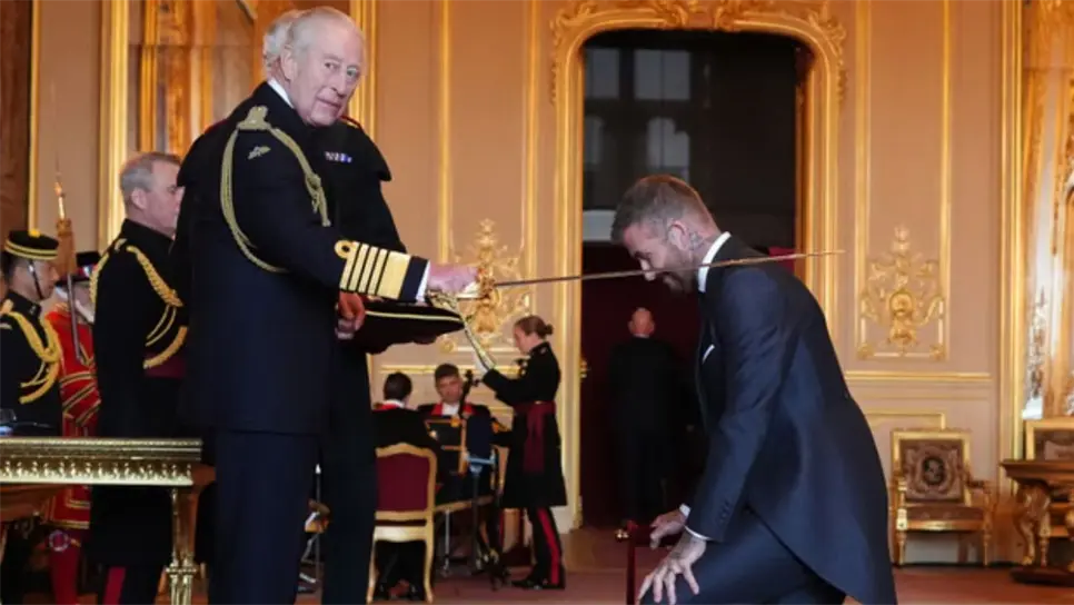 Con esta distinción, Beckham consolida su lugar no solo como leyenda del deporte, sino como embajador global del Reino Unido