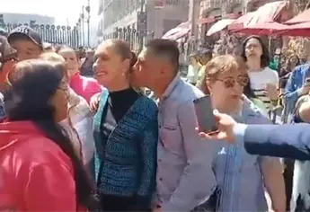 Captan manoseo a Claudia Sheinbaum; así fue la molesta reacción de la presidenta | VIDEO