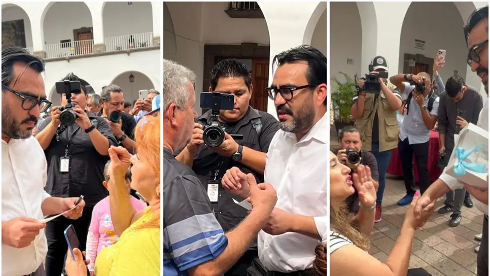 Gámez Mendivil entrega 200 cheques a comerciantes de Culiacán