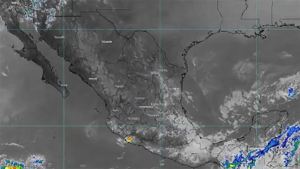 Se esperan lluvias fuertes en el sur del país. (FOTO: Conagua).
