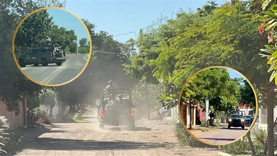 Ejército realiza cateos y patrullajes en Bamoa y otras zonas de Guasave