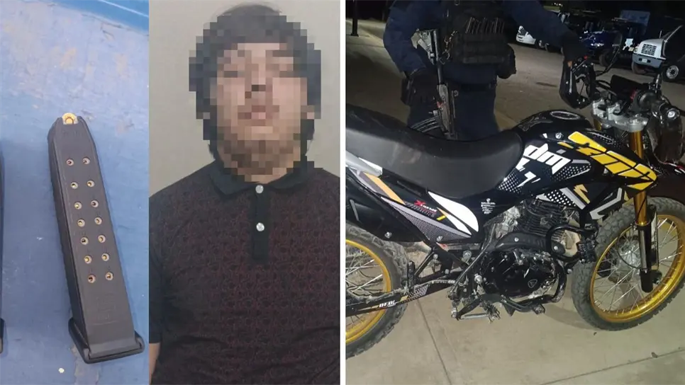 Luego de que uno de los motociclistas se evadiera, se amplió el despliegue operativo para dar con su paradero, mientras que el detenido y los indicios fueron puestos a disposición de la Fiscalía General del Estado