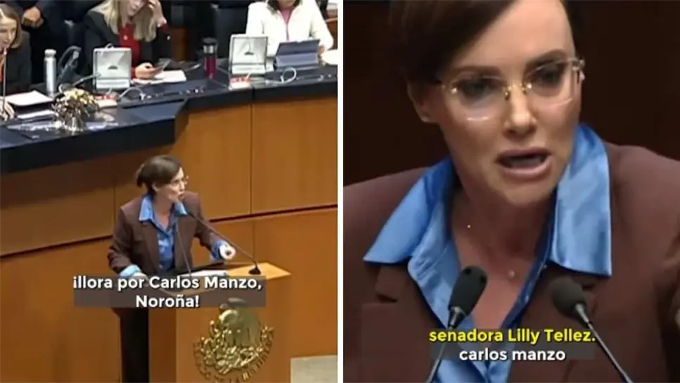 Durante la Cámara de Senadores la legisladora Lilly Téllez subió al estrado para recordar la memoria del presidente municipal de Uruapan, Michoacán, Carlos Manzo y también para encarar a Gerardo Fernández Noroña a quien lo insultó en repetidas ocasiones