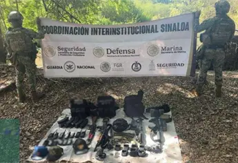 Operativo en Eldorado deja un detenido, vehículos, rifles, municiones y equipo táctico asegurados