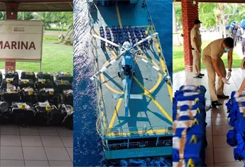 Marina asegura 2.5 toneladas de cocaína en Michoacán; golpe millonario al crimen organizado