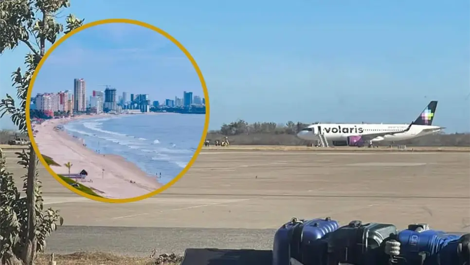 FOTO: El Aeropuerto Internacional Rafael Buelna de Mazatlán reporta operaciones normales con vuelos nacionales e internacionales durante todo el día.