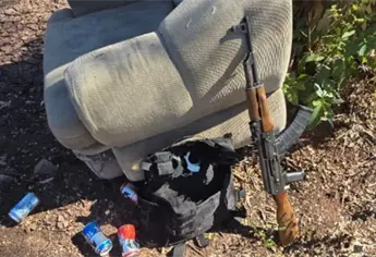 Autoridades localizan un “cuerno de chivo” y drogas en la zona sur de Culiacán