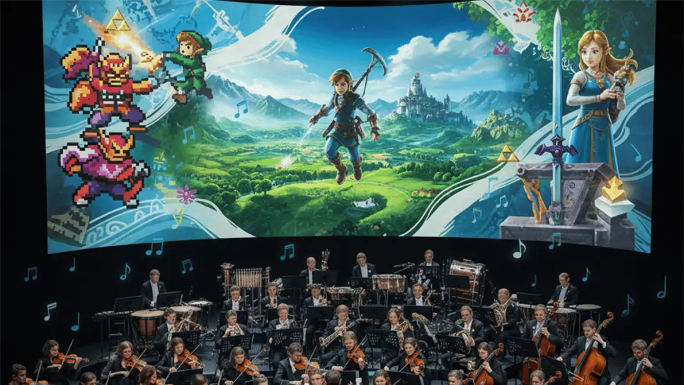 Los fans de Zelda podrán disfrutar las mejores melodías. (FOTO: Gemini).