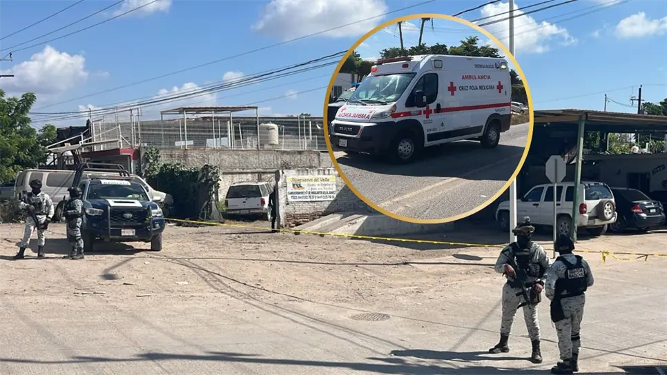 Atacan con explosivos a tres hermanos en un taller en Villa Juárez, Navolato