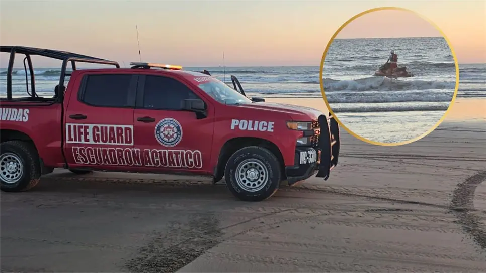 Salvavidas rescatan a persona en playas de la Isla de la Piedra; hay otras dos desaparecidas