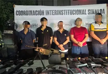 Un muerto y 5 detenidos deja balacera en Espacios Barcelona, Culiacán
