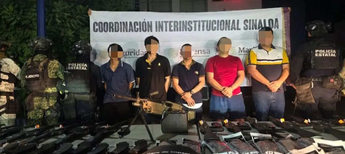 Los detenidos. (FOTO: Cortesía).