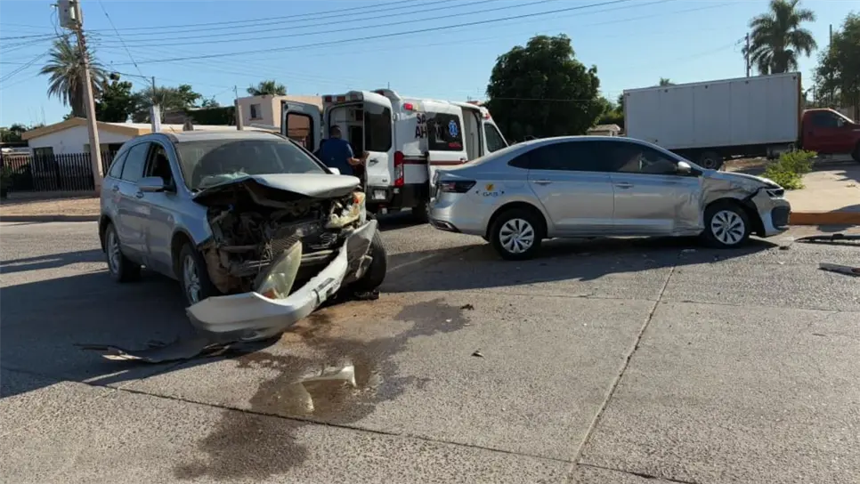 Elementos de Tránsito de la Secretaría de Seguridad y Protección Ciudadana de Ahome se hicieron cargo de los peritajes para el deslinde de responsabilidades