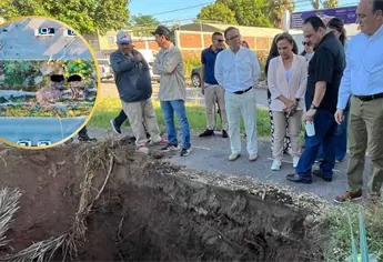 Prevén apertura vial de algunos tramos en rehabilitación por socavones en Los Mochis