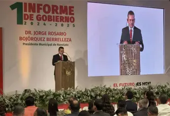 Jorge Bojórquez entrega Primer Informe en Navolato; destaca inversión de casi 70 millones en obra pública