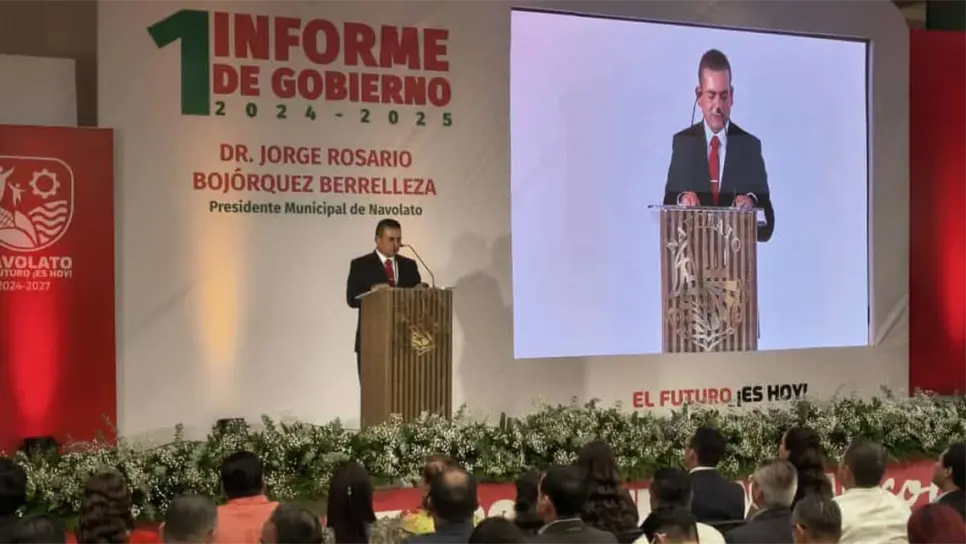 El alcalde destacó la inversión en obras públicas. (FOTO: Samuel Mariscal).